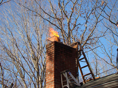 chimney fire